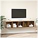 Set di mobili TV 2 pcs Legno antico 37 x 37 x 142.5 cm - Foto miniatura 2