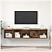 Set di mobili TV 2 pcs Legno antico 37 x 37 x 142.5 cm - Foto miniatura 4