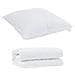Piumone con Cuscino 2 pcs Bianco 155 x 220 cm Microfibra - Foto miniatura 1