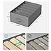 Organizer per armadio e cassetti, grigio x2 RUS009G02 - Foto miniatura 5