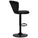 sgabello da bar QS-B801 velluto nero - Foto miniatura 2