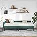 Struttura Letto Angolare con Materasso 2 pcs Verde Velluto - Foto miniatura 3