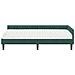 Struttura Letto Angolare con Materasso 2 pcs Verde Velluto - Foto miniatura 5