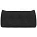 Cuscino per Schiena Nero 100 x 24 x 50 cm Tessuto - Foto miniatura 6