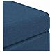 Pouf Blu 101 x 41 x 40 cm Tessuto e Legno Ingegnerizzato - Foto miniatura 6