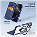 Cover per iPhone 17 Pro Max - Pelle /PU, Blu, MagSafe - Foto miniatura 2