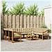 Set di divani da esterno con cuscino 10 pcs Naturale e Beige - Foto miniatura 2