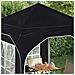 Tenda per feste a pop-up 192 x 192 x 245 cm Antracite - Foto miniatura 4