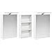 Set di Armadi da Bagno con lo scaffale 3 pcs 140 x 14,5 x 70 cm - Foto miniatura 5