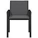 Sedie da giardino 6 pcs Nero e Grigio scuro polyrattan - Foto miniatura 4