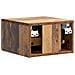Mobiletto da notte a muro Legno antico 33 x 34,5 x 20 cm - Foto miniatura 6