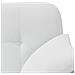 Loveseat con bottoni imbottiti Bianco 120 x 65 x 79 cm Tessuto - Foto miniatura 7