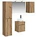 Set di Armadi da Bagno 5 pcs Rovere Artigianale - Foto miniatura 1