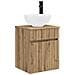 Set di Armadi da Bagno 5 pcs Rovere Artigianale - Foto miniatura 5