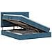 Letto con contenitore e materasso Blu Scuro 180 x 200 cm - Foto miniatura 1