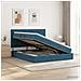 Letto con contenitore e materasso Blu Scuro 180 x 200 cm - Foto miniatura 2