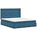 Letto con contenitore e materasso Blu Scuro 180 x 200 cm - Foto miniatura 8