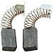 Spazzole di carbone per Makita 4114N - 6 x 10 x 15 mm - coppia - Foto miniatura 1