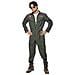Costume Pilota Top Gun Da Uomo Large - Foto miniatura 4