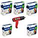 Kit Guaina Termorestringente + Termosoffiatore Kt1064 - Foto miniatura 1