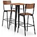 Set Da Bar 3 Pz In Acciaio Marrone Nero - Foto miniatura 1