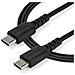 2m Usb C Cable Black High Quality Aramid Fiber - Foto miniatura 2