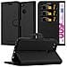 Custodia Compatibile Con Huawei Nova 2 In Nero Carbone - Coperchio Protettiva Con Chiusura Magnetica, Funzione Stand E Tasca Per Le Carte - Foto miniatura 7