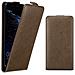 Custodia Compatibile Con Huawei P10 Plus In Bruno Caffè - Coperchio Protettivo In Design Flip Con Chiusura Magnetica - Foto miniatura 3