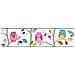 895523 - Bordo Decorativo Con Motivo""kids Party"", Colore: Blu / giallo / multicolore - Foto miniatura 1
