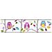 895523 - Bordo Decorativo Con Motivo""kids Party"", Colore: Blu / giallo / multicolore - Foto miniatura 2