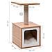 Albero Per Gatti Con Tappeto Tiragraffi In Sisal 62 Cm - Foto miniatura 7