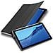 Custodia Per Tablet Compatibile Con Huawei Mediapad T5 10 (10.1"" Zoll) In Nero Satin - Coperchio Protettiva Ultra Sottile Senza Funzione Auto Wake Up E Stand - Foto miniatura 1