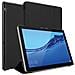 Custodia Per Tablet Compatibile Con Huawei Mediapad T5 10 (10.1"" Zoll) In Nero Satin - Coperchio Protettiva Ultra Sottile Senza Funzione Auto Wake Up E Stand - Foto miniatura 10