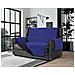 Copridivano Antimacchia - Salvadivano Trapuntato Double Face - 2 Posti Per Seduta Da 115 A 140 Cm - Azzurro / blu - Foto miniatura 1