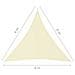 Parasole a Vela in Tessuto Oxford Triangolare 6x6x6m Crema - Foto miniatura 6