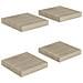 Mensole A Muro 4 Pz Rovere 23x23,5x3,8 Cm In Mdf - Foto miniatura 2