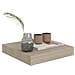 Mensole A Muro 4 Pz Rovere 23x23,5x3,8 Cm In Mdf - Foto miniatura 3