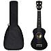 Set Ukulele Soprano con Borsa per Bambini Nera 21"" - Foto miniatura 1