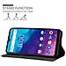 Custodia Compatibile Con Zte Blade V10 Vita In Bruno Caffè - Coperchio Protettiva Con Chiusura Magnetica, Funzione Stand E Tasca Per Le Carte - Foto miniatura 3