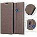 Custodia Compatibile Con Zte Blade V10 Vita In Bruno Caffè - Coperchio Protettiva Con Chiusura Magnetica, Funzione Stand E Tasca Per Le Carte - Foto miniatura 6