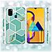 Custodia Compatibile Con Huawei P20 Lite In Marmo Verde Chiaro Verde Oro No. 3 - Coperchio Protettivo In Silicone Tpu Con Motivo A Mosaico - Foto miniatura 6