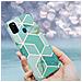 Custodia Compatibile Con Huawei P20 Lite In Marmo Verde Chiaro Verde Oro No. 3 - Coperchio Protettivo In Silicone Tpu Con Motivo A Mosaico - Foto miniatura 8