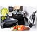 Fagor Vivant 424 Set Di Pentole Induzione 4-piece Alluminio Antiaderente Casseruola + 2 Padelle  Nero - Foto miniatura 3