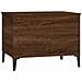 Tavolino Salotto Rovere Marrone 60x44,5x45 Cm Legno Multistrato - Foto miniatura 4