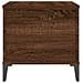 Tavolino Salotto Rovere Marrone 60x44,5x45 Cm Legno Multistrato - Foto miniatura 9
