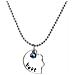 Collana Puzzle Cuore ""best Friends Forever"" 3 Pezzi Argento In Lega Di Zinco - Foto miniatura 4