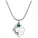 Collana Puzzle Cuore ""best Friends Forever"" 3 Pezzi Argento In Lega Di Zinco - Foto miniatura 7