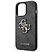 Pu 4g Metal Logo Case Fr Apple Iphone 14 Pro - Grey (guhcp14l4gmggr) - Foto miniatura 1