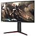 27GP850P-B Monitor PC 68,6 cm (27") 2560 x 1440 Pixel 2K LED Nero, Rosso - Foto miniatura 4