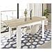 Tavolo Allungabile Midland, Consolle Estensibile Per Sala Da Pranzo, Tavolo Apribile Da Cucina Con Prolunga, 140/190x90h78 Cm, Rovere E Bianco - Foto miniatura 4